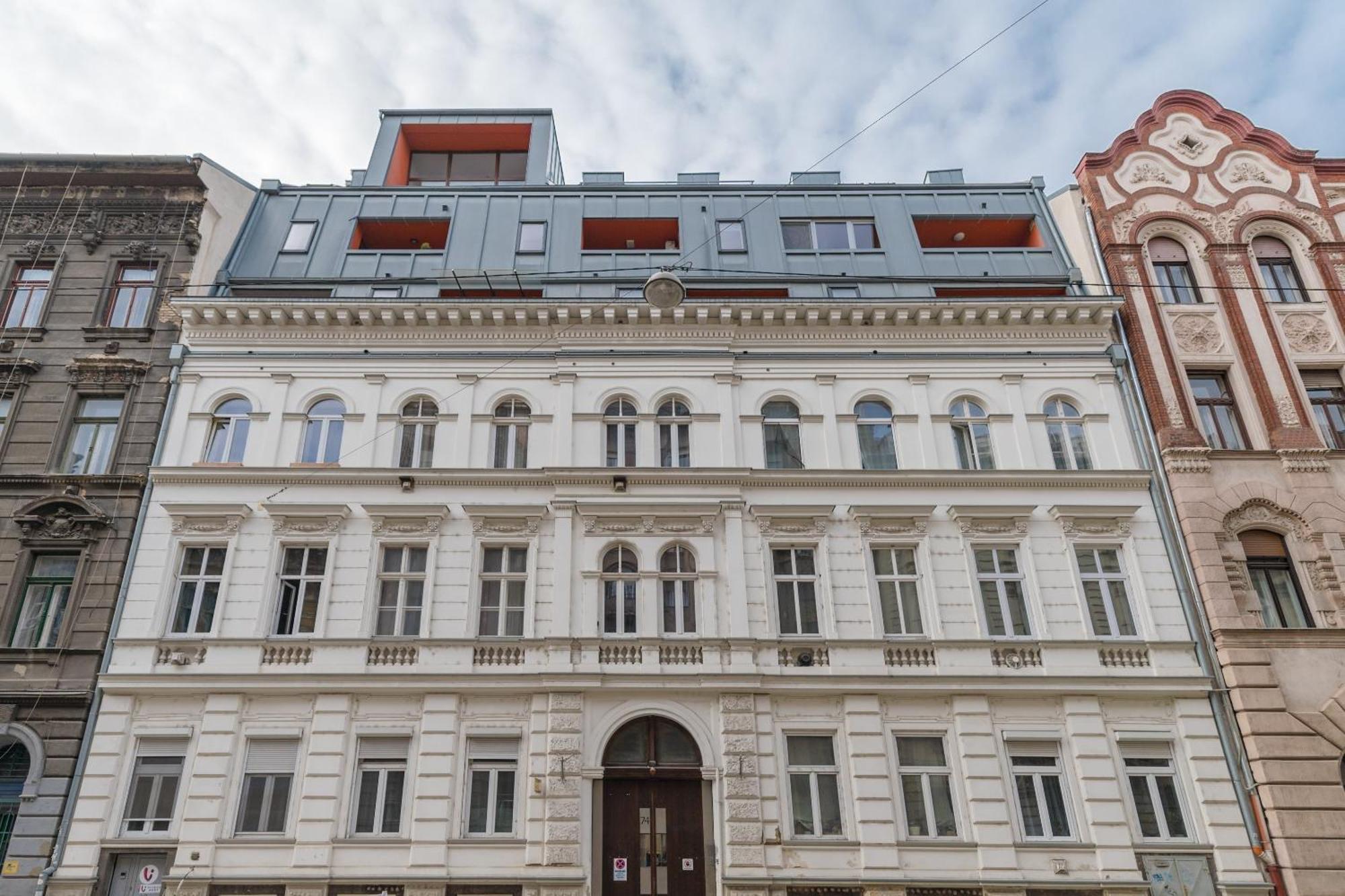 Miami Vice Apartment With Balcony Budapest Exterior foto